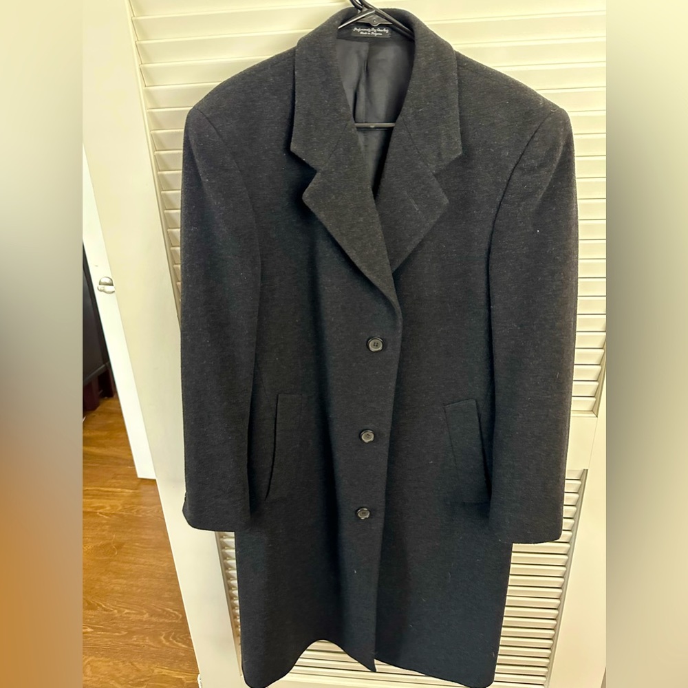 Men’s Pea Coat / Trench Coat Battington wool/cashmere